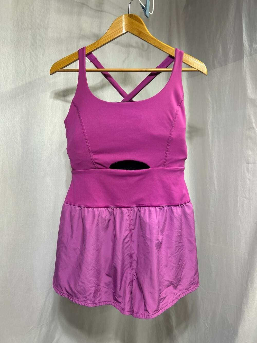 FP Movement Righteous Runsie Performance Athletic Romper in Vivid Violet